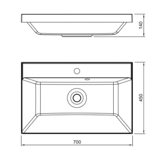 Раковина Style Line Asti СС-00002466 70 см белый